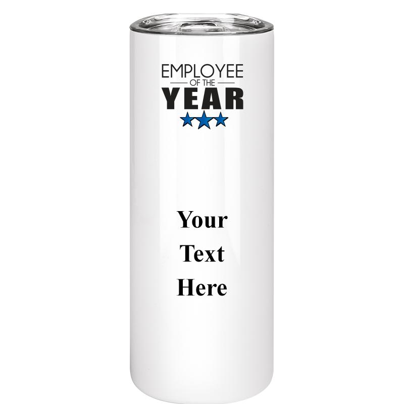 SLIM TUMBLER 20OZ WHITE