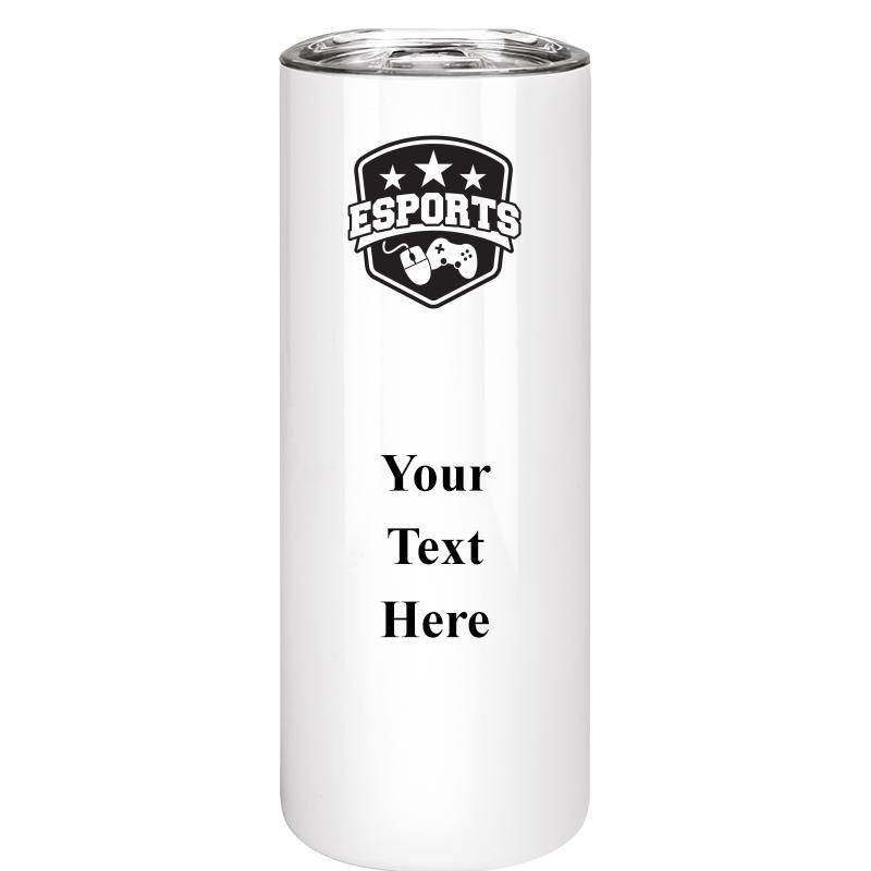 SLIM TUMBLER 20OZ WHITE