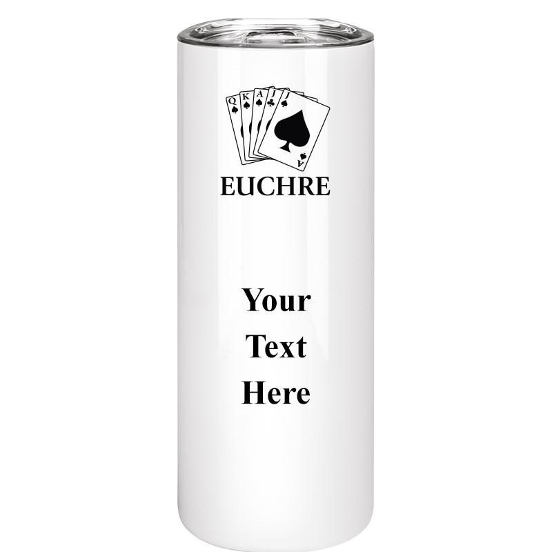 SLIM TUMBLER 20OZ WHITE