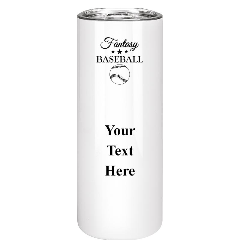 SLIM TUMBLER 20OZ WHITE