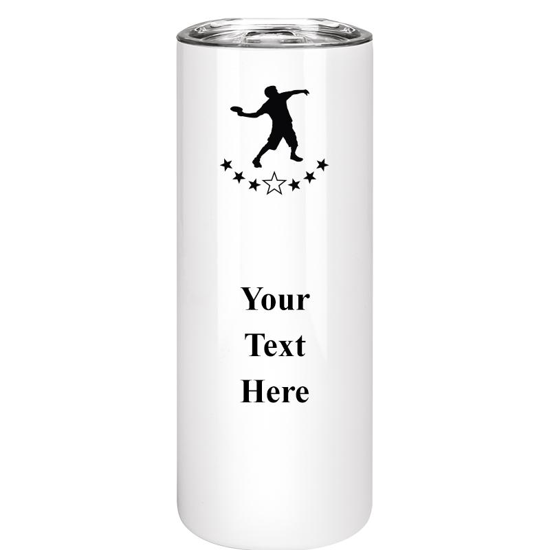 SLIM TUMBLER 20OZ WHITE