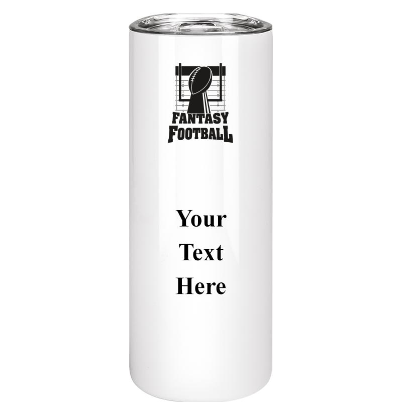 SLIM TUMBLER 20OZ WHITE