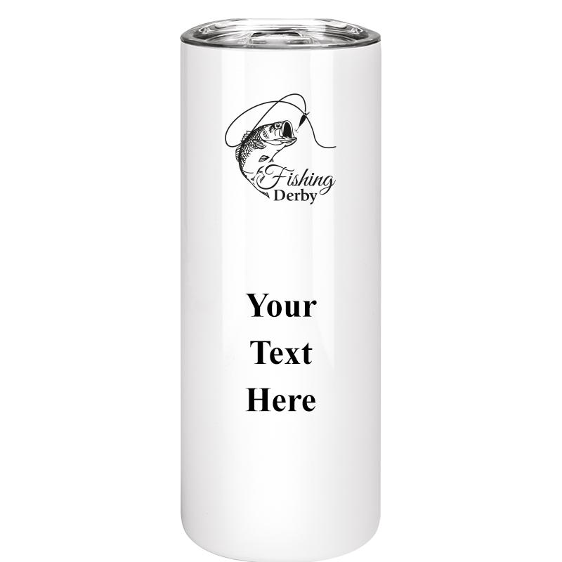 SLIM TUMBLER 20OZ WHITE