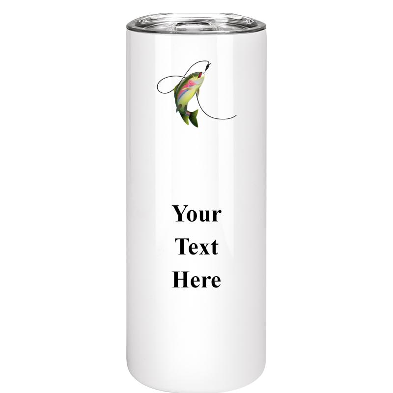 SLIM TUMBLER 20OZ WHITE