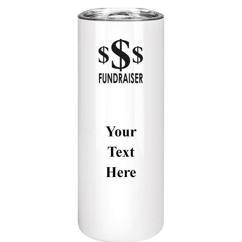 SLIM TUMBLER 20OZ WHITE