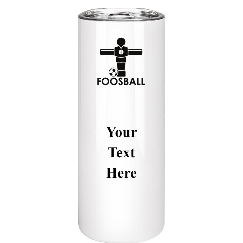 SLIM TUMBLER 20OZ WHITE