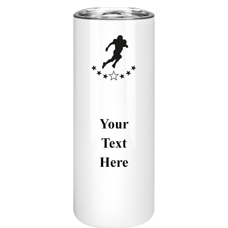 SLIM TUMBLER 20OZ WHITE