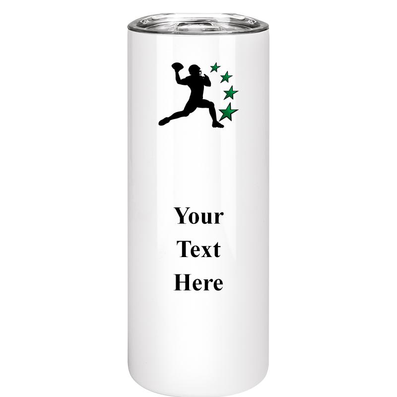 SLIM TUMBLER 20OZ WHITE