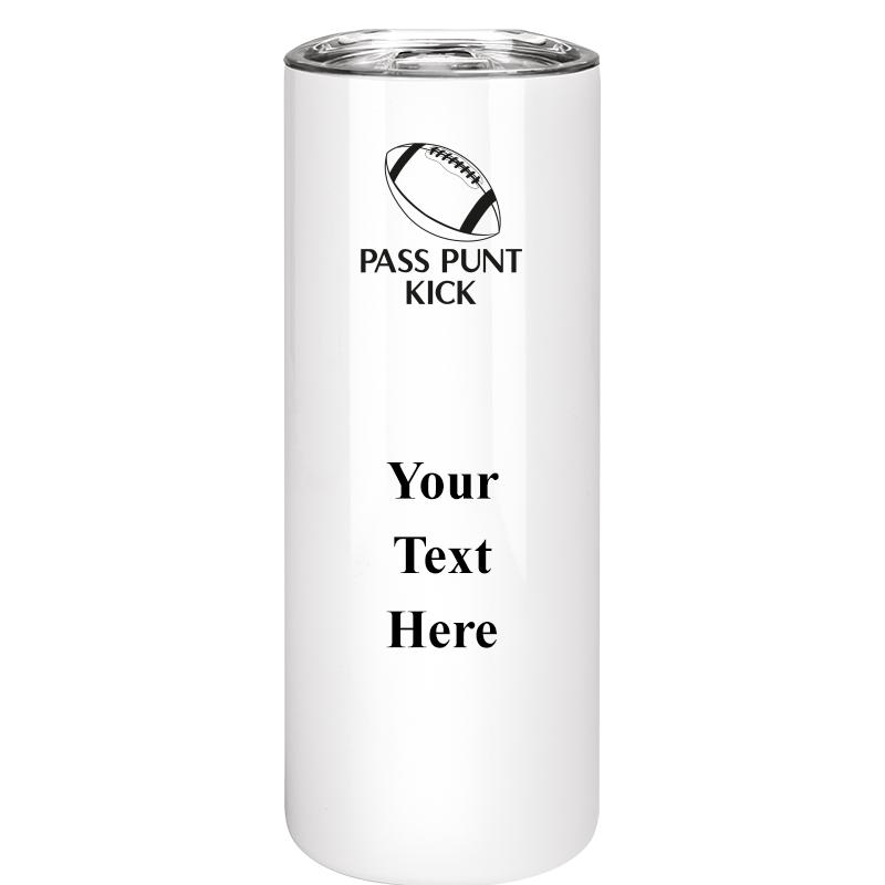 SLIM TUMBLER 20OZ WHITE