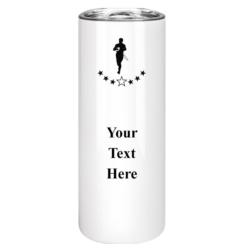 SLIM TUMBLER 20OZ WHITE