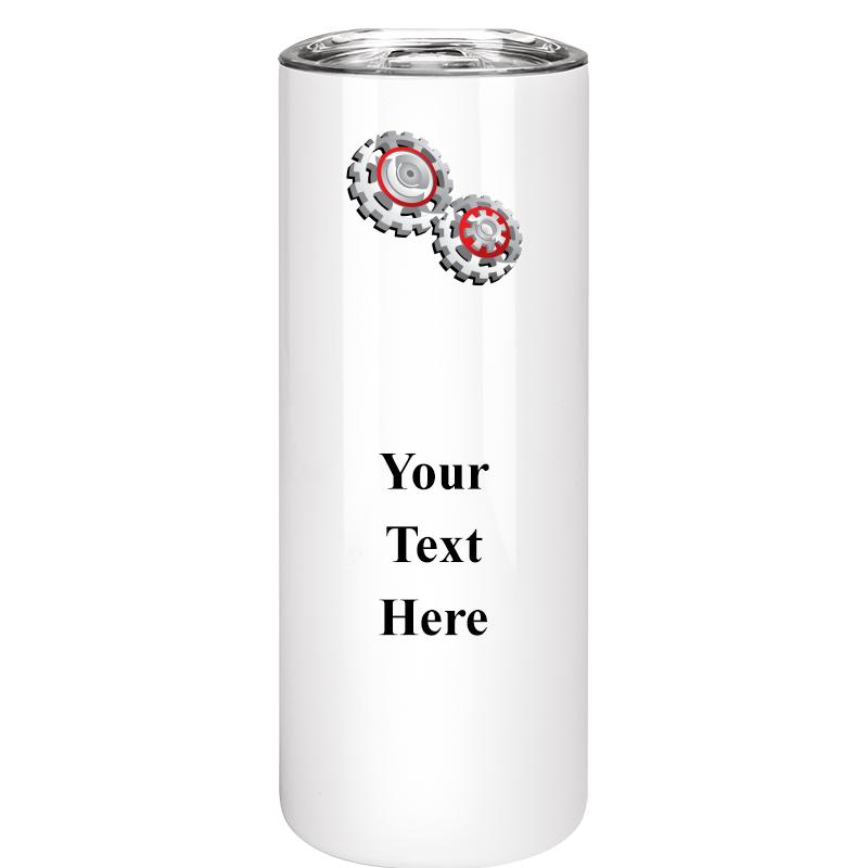 SLIM TUMBLER 20OZ WHITE