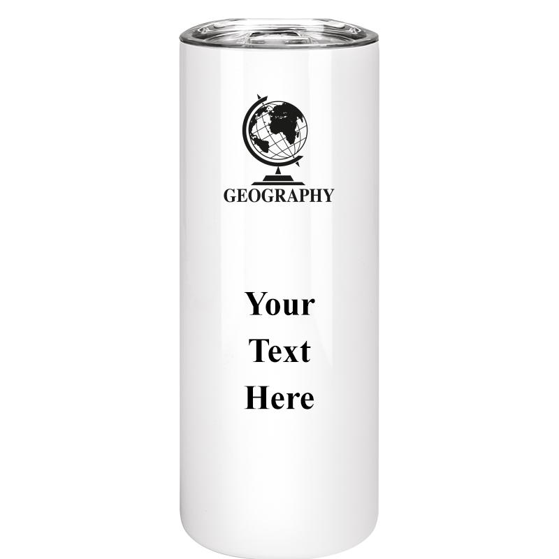 SLIM TUMBLER 20OZ WHITE