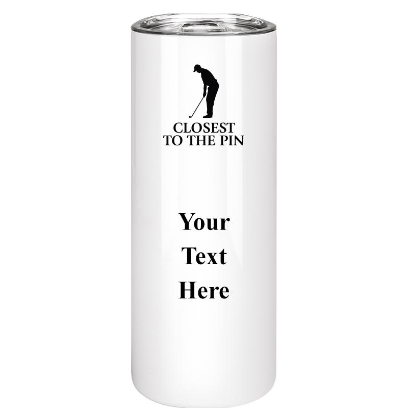 SLIM TUMBLER 20OZ WHITE