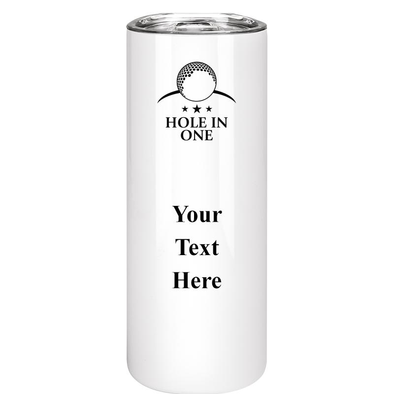 SLIM TUMBLER 20OZ WHITE