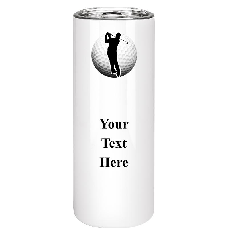 SLIM TUMBLER 20OZ WHITE