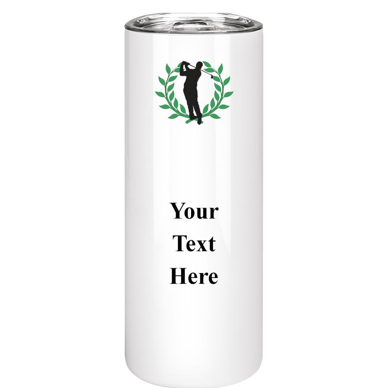 SLIM TUMBLER 20OZ WHITE