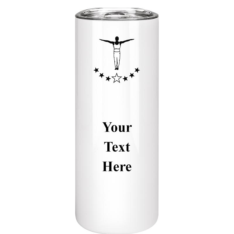 SLIM TUMBLER 20OZ WHITE