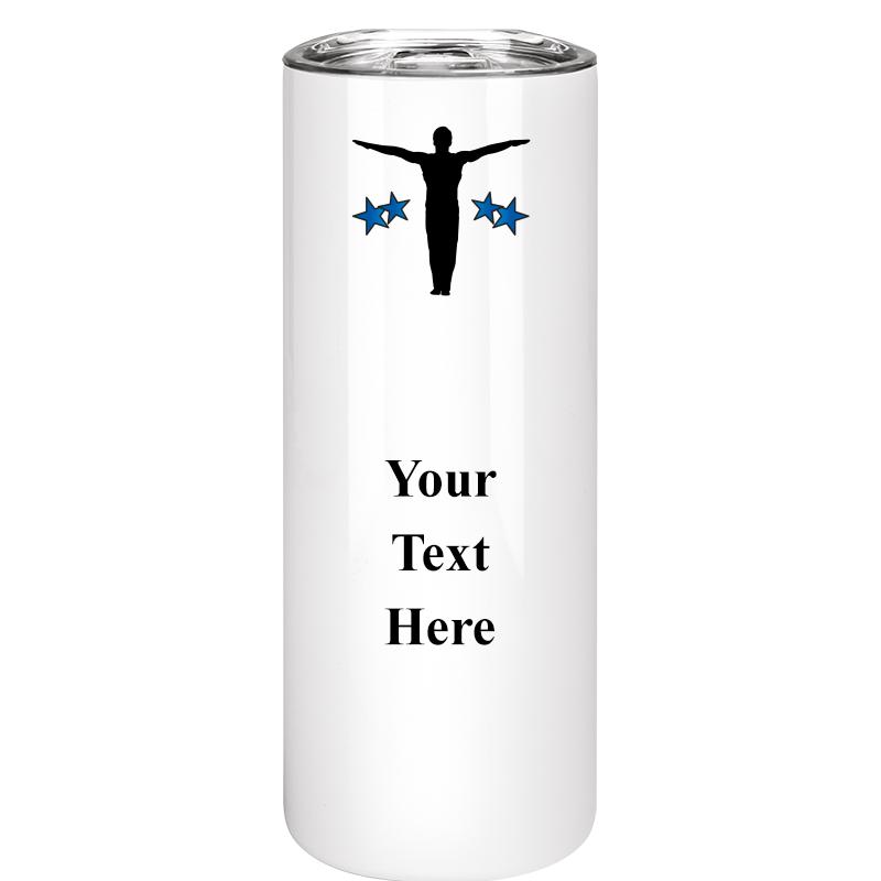 SLIM TUMBLER 20OZ WHITE