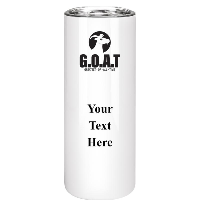 SLIM TUMBLER 20OZ WHITE