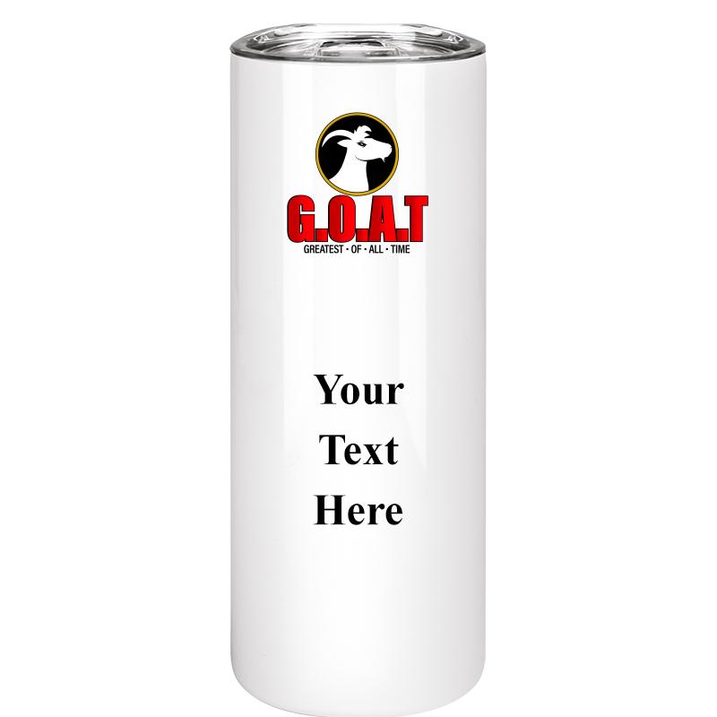 SLIM TUMBLER 20OZ WHITE