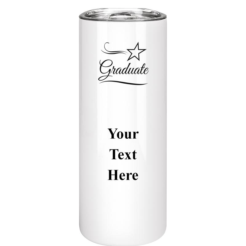 SLIM TUMBLER 20OZ WHITE
