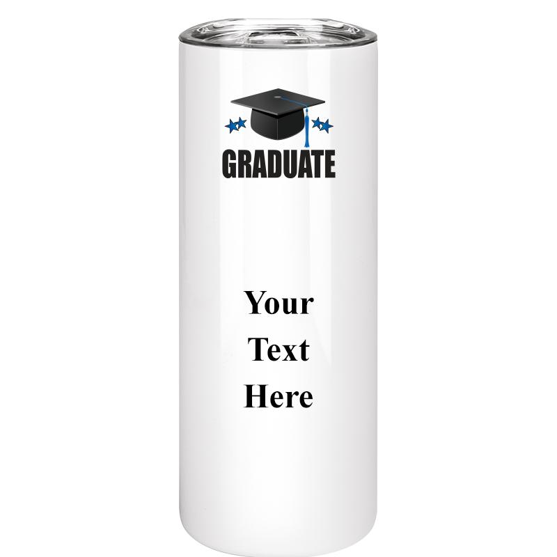 SLIM TUMBLER 20OZ WHITE