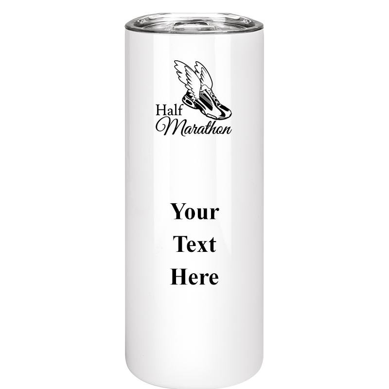 SLIM TUMBLER 20OZ WHITE
