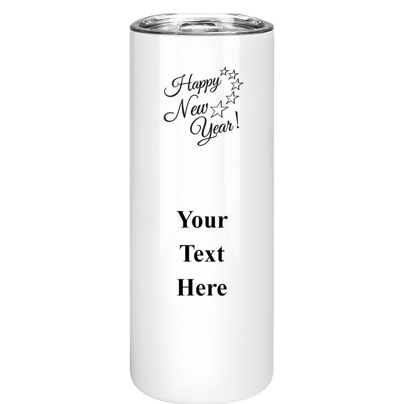 SLIM TUMBLER 20OZ WHITE