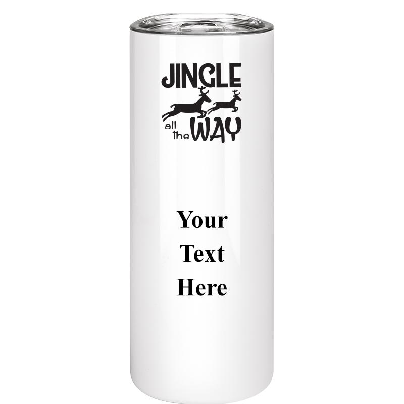 SLIM TUMBLER 20OZ WHITE