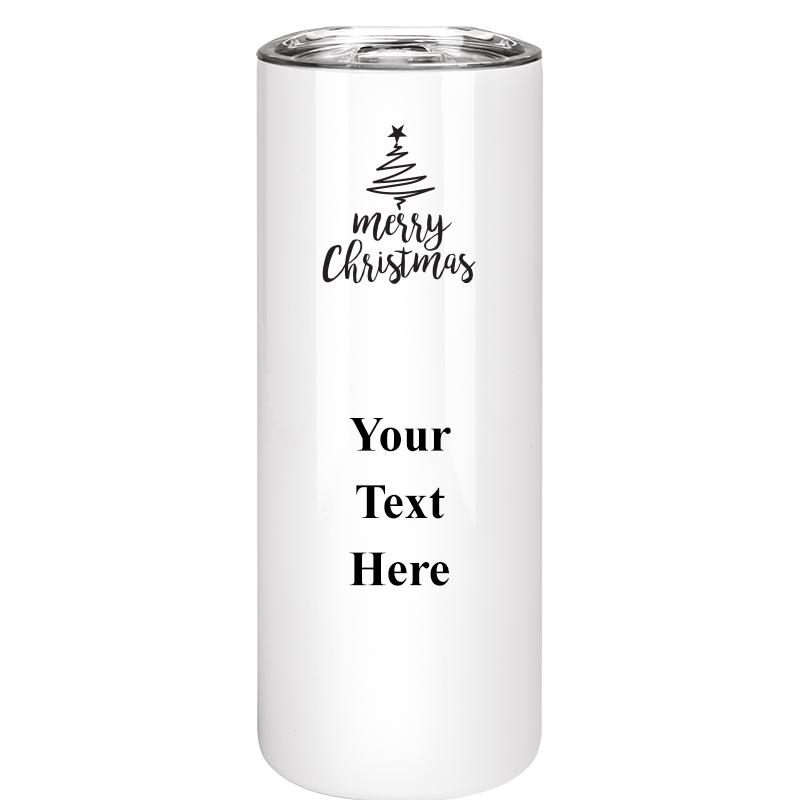 SLIM TUMBLER 20OZ WHITE