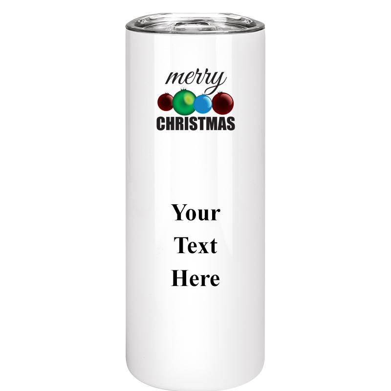 SLIM TUMBLER 20OZ WHITE