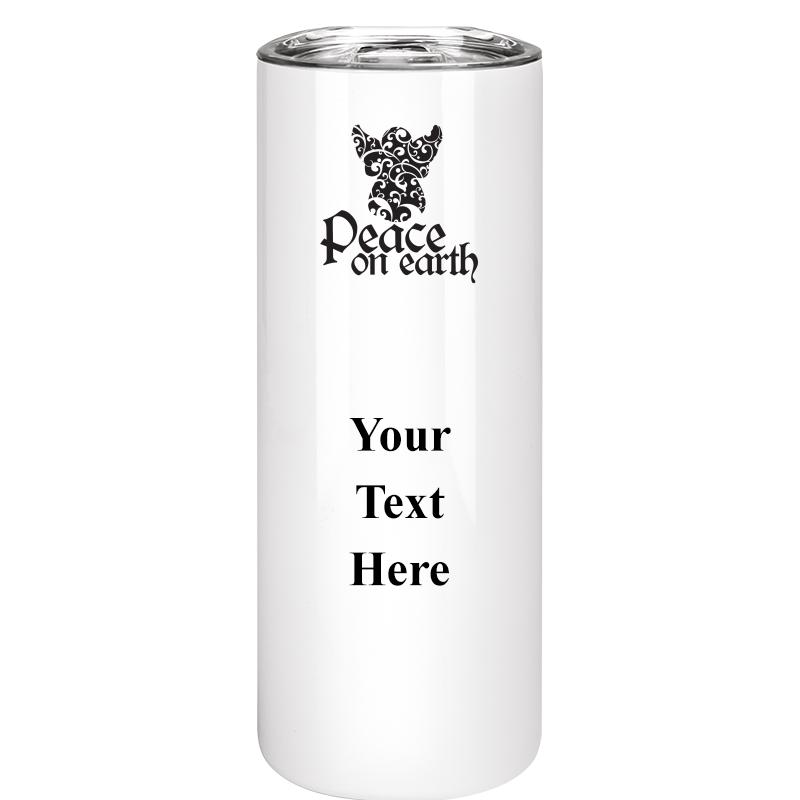 SLIM TUMBLER 20OZ WHITE