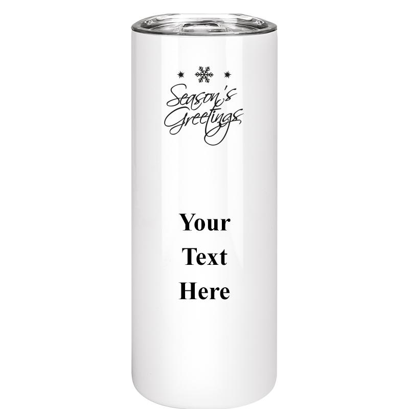 SLIM TUMBLER 20OZ WHITE