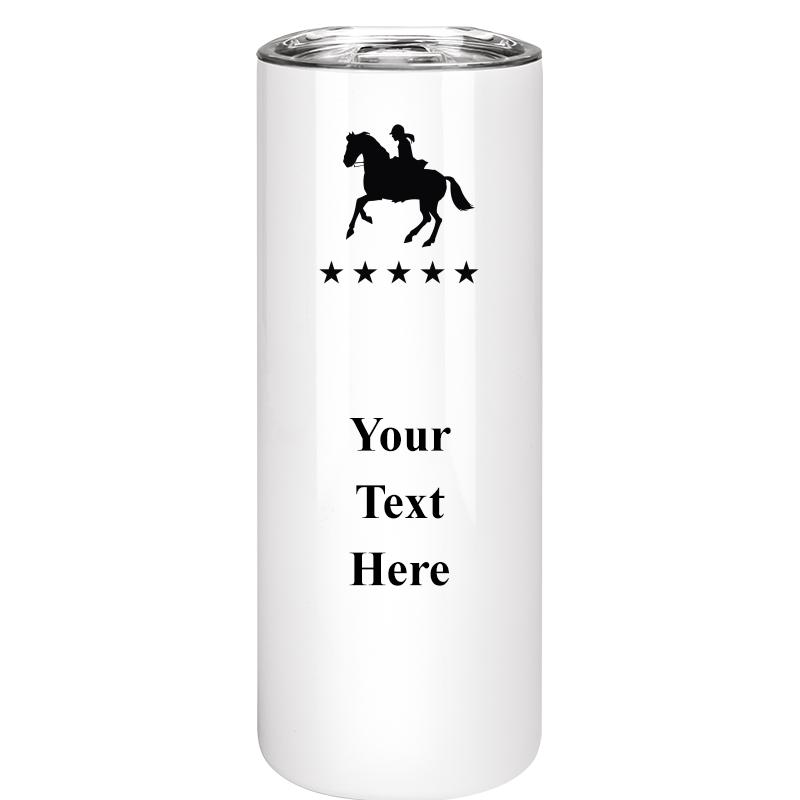 SLIM TUMBLER 20OZ WHITE