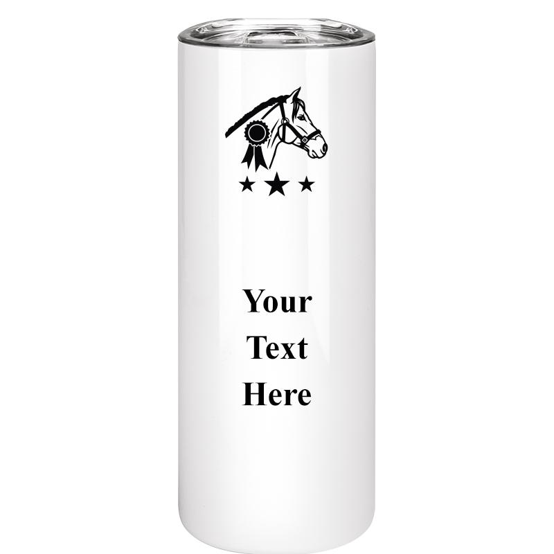 SLIM TUMBLER 20OZ WHITE