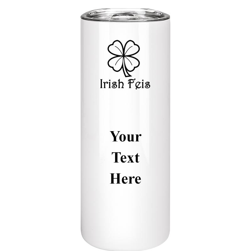 SLIM TUMBLER 20OZ WHITE