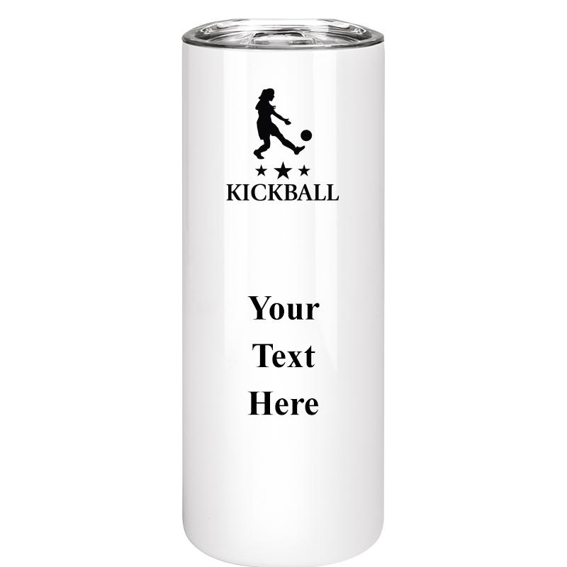 SLIM TUMBLER 20OZ WHITE