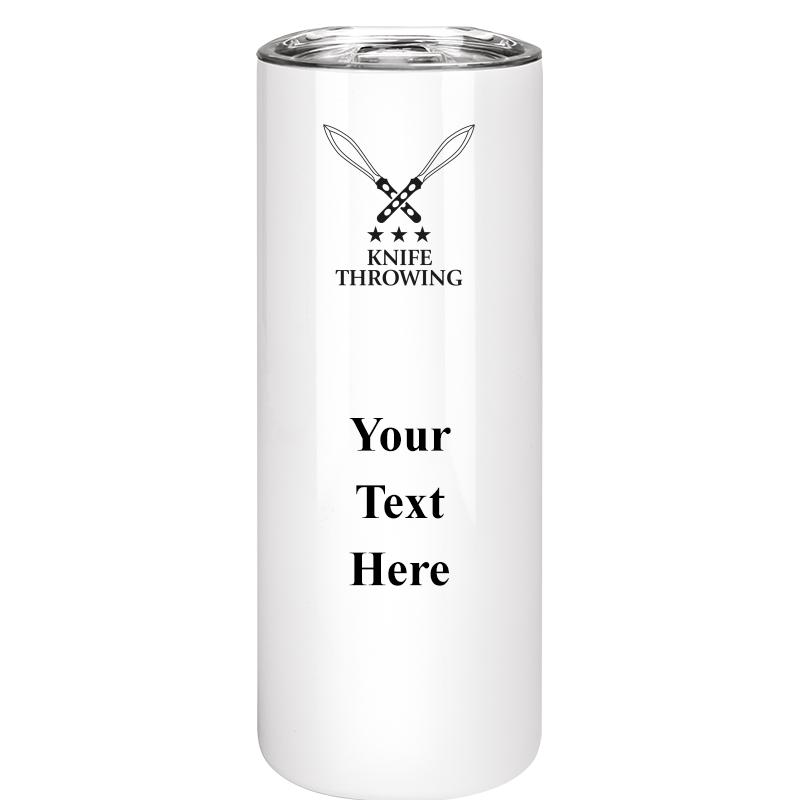 SLIM TUMBLER 20OZ WHITE