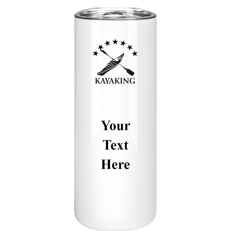 SLIM TUMBLER 20OZ WHITE