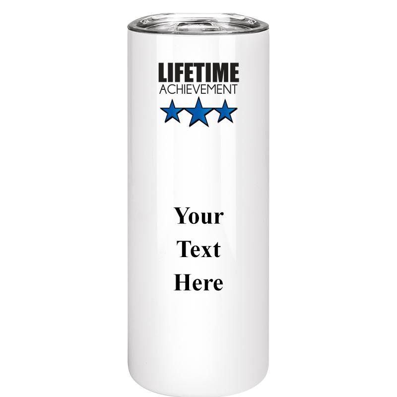 SLIM TUMBLER 20OZ WHITE