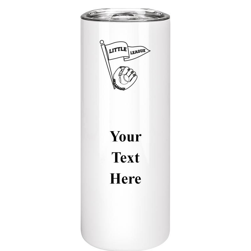 SLIM TUMBLER 20OZ WHITE