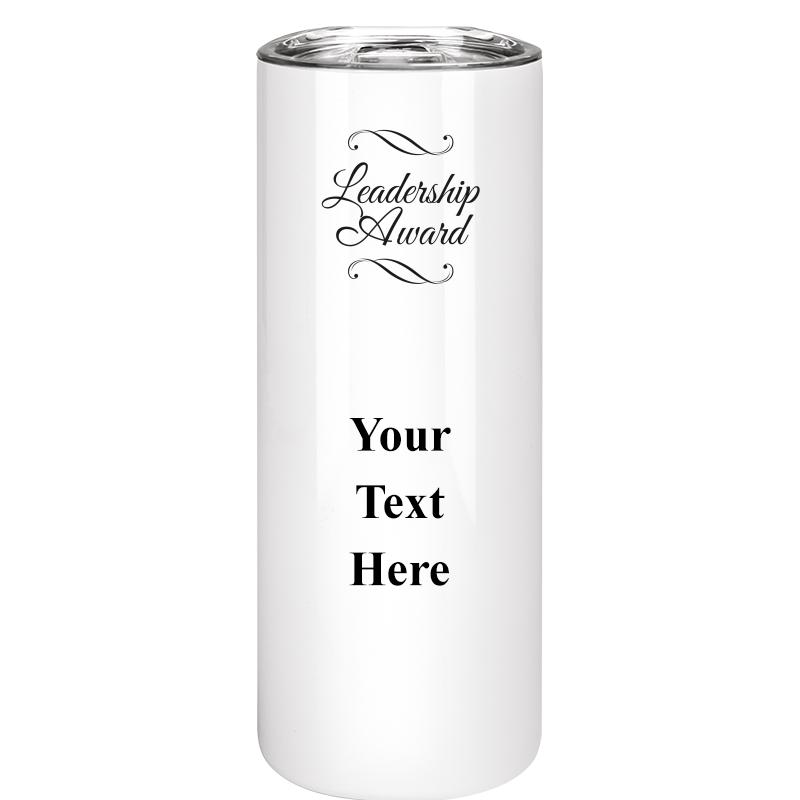 SLIM TUMBLER 20OZ WHITE