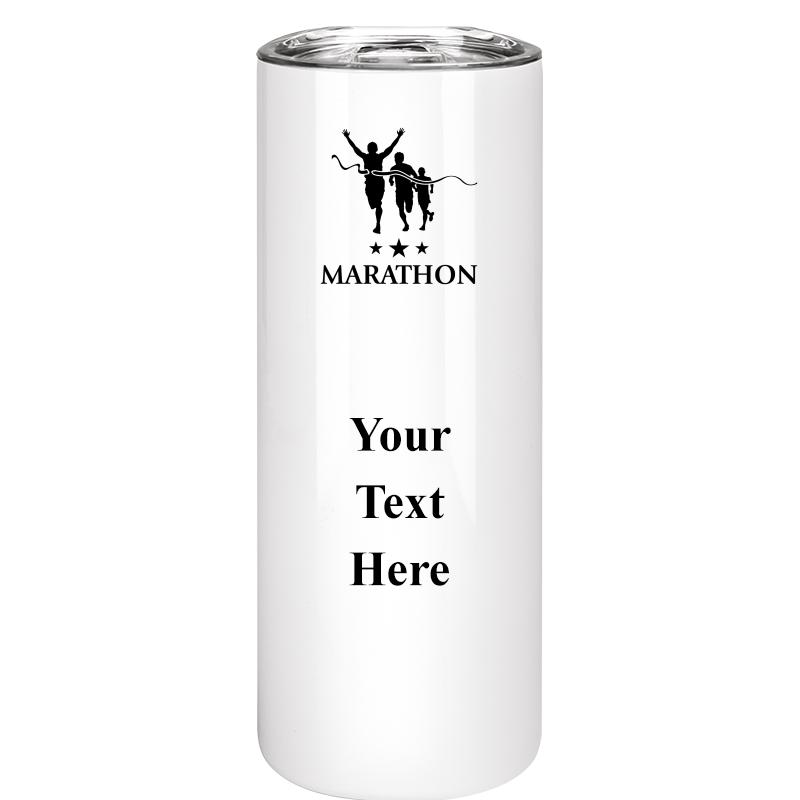 SLIM TUMBLER 20OZ WHITE