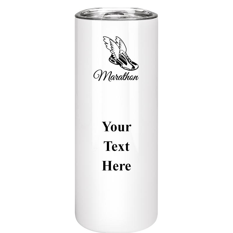 SLIM TUMBLER 20OZ WHITE