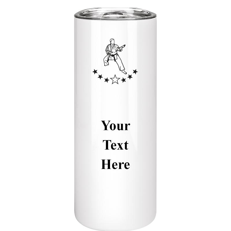 SLIM TUMBLER 20OZ WHITE
