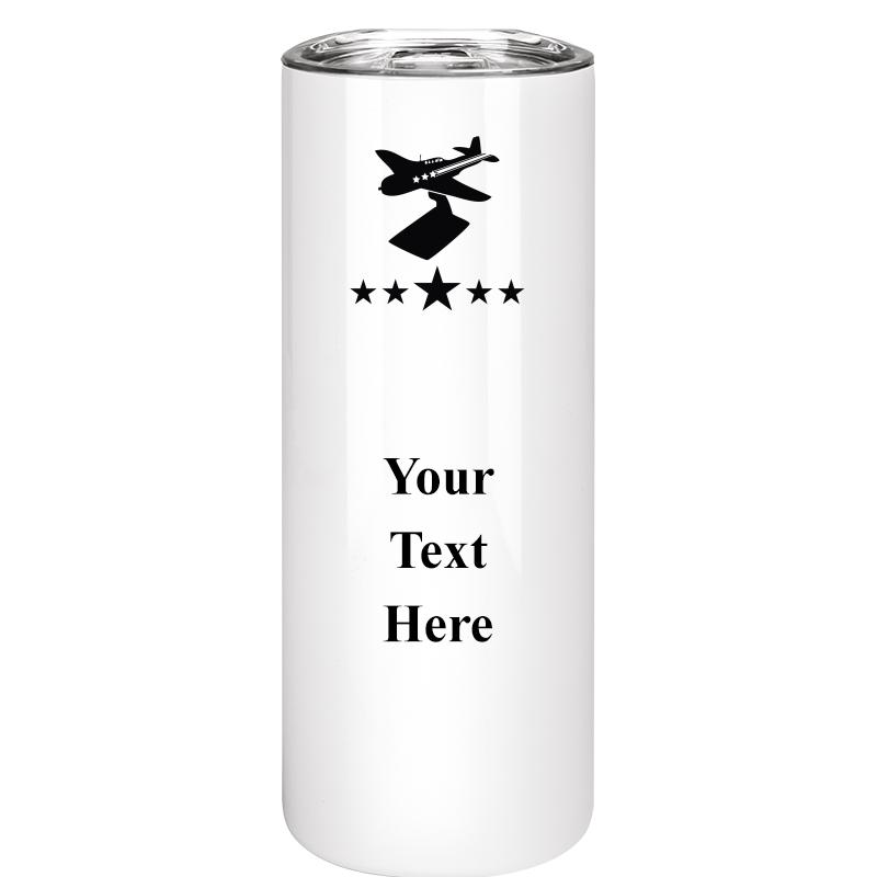 SLIM TUMBLER 20OZ WHITE