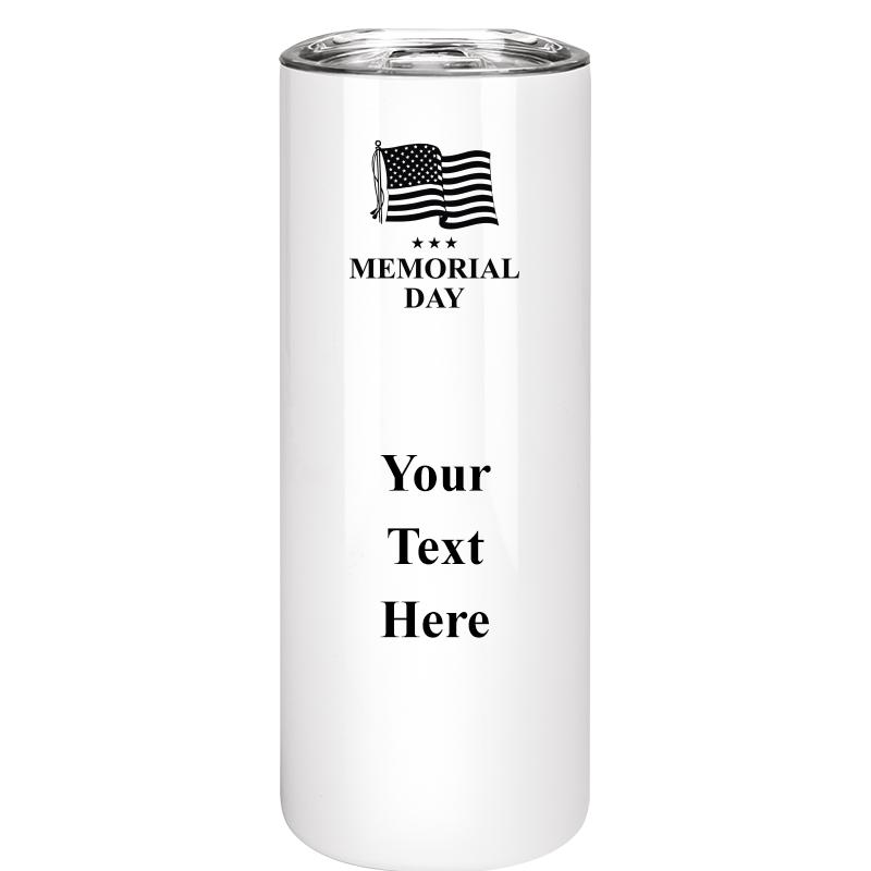 SLIM TUMBLER 20OZ WHITE