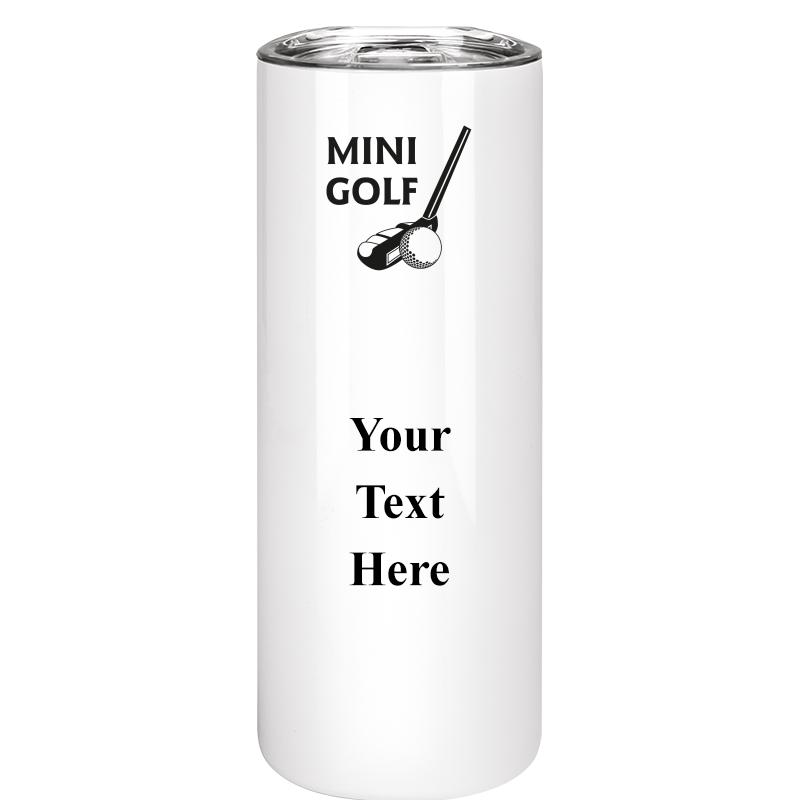 SLIM TUMBLER 20OZ WHITE