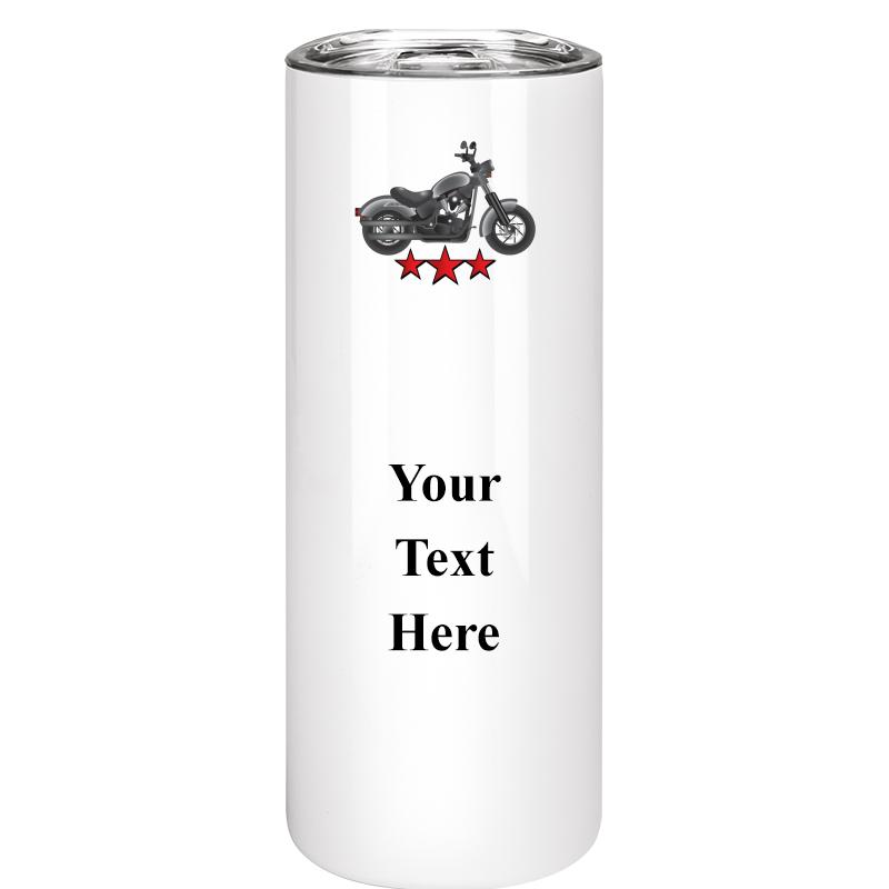 SLIM TUMBLER 20OZ WHITE