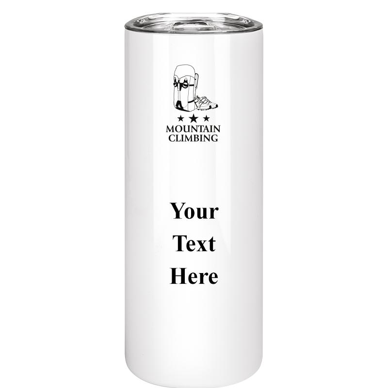 SLIM TUMBLER 20OZ WHITE